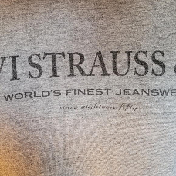 Grey Levi Strauss Tee - Picture 3 of 3